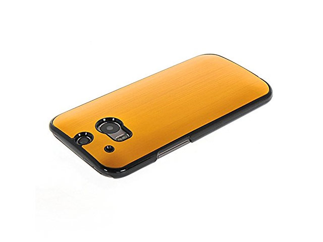 Чехол Yotrix MetalCase для HTC new One (HTC M8) (золотистый, алюминиевый)