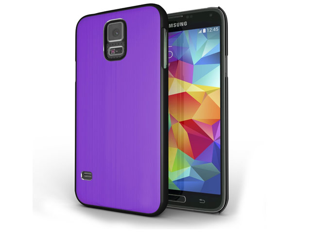 Чехол Yotrix MetalCase для Samsung Galaxy S5 SM-G900 (фиолетовый, алюминиевый)