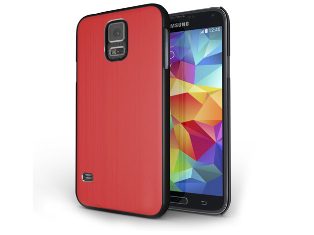 Чехол Yotrix MetalCase для Samsung Galaxy S5 SM-G900 (красный, алюминиевый)