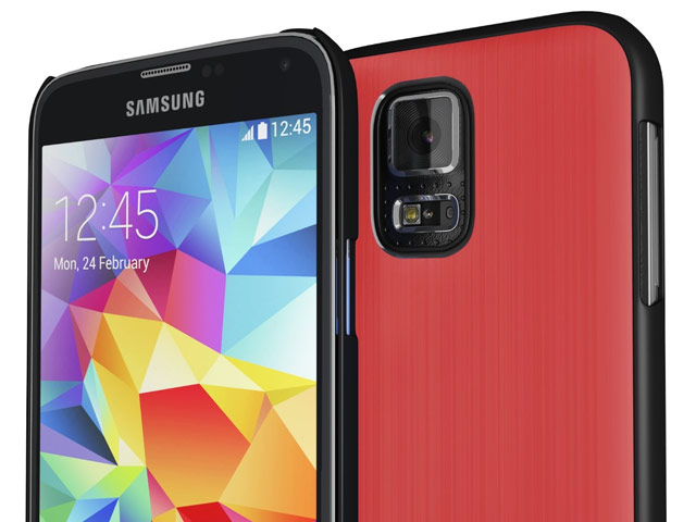 Чехол Yotrix MetalCase для Samsung Galaxy S5 SM-G900 (красный, алюминиевый)