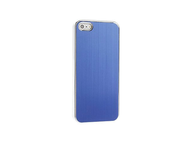 Чехол Yotrix MetalCase для Apple iPhone 5/5S (синий, алюминиевый)