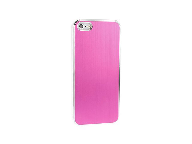 Чехол Yotrix MetalCase для Apple iPhone 5/5S (розовый, алюминиевый)