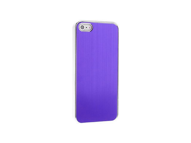 Чехол Yotrix MetalCase для Apple iPhone 5/5S (фиолетовый, алюминиевый)