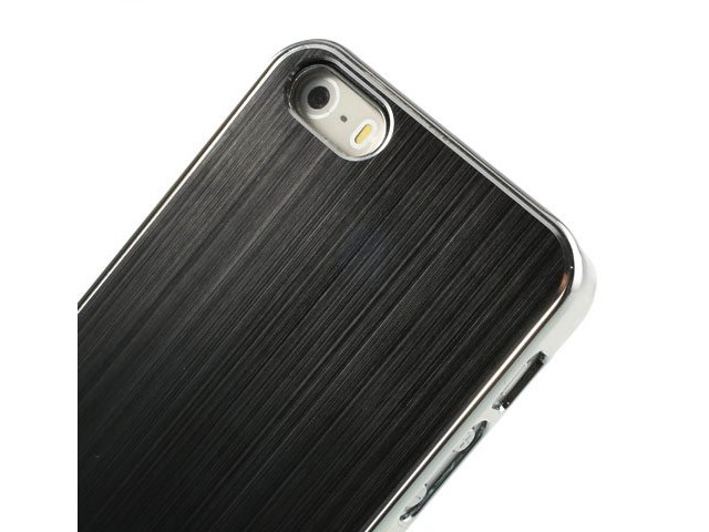 Чехол Yotrix MetalCase для Apple iPhone 5/5S (серебристый, алюминиевый)