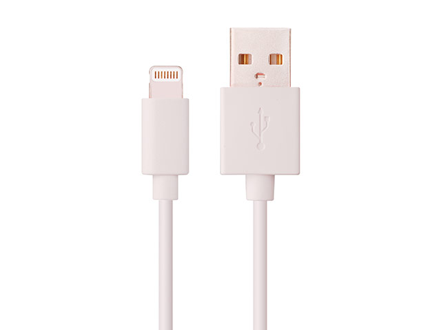 USB-кабель Dexim Charge Sync Lightning Cable (белый, 1 м, Lightning)
