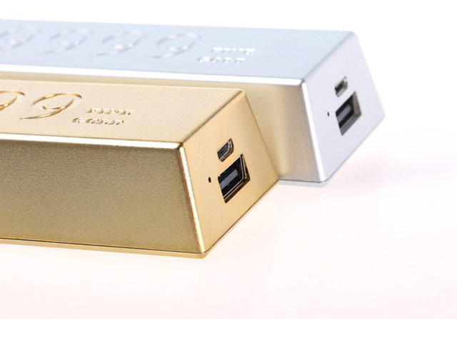 Внешняя батарея Remax Gold Bar универсальная (6600 mAh, серебристая)