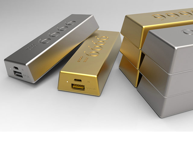 Внешняя батарея Remax Gold Bar универсальная (6600 mAh, серебристая)