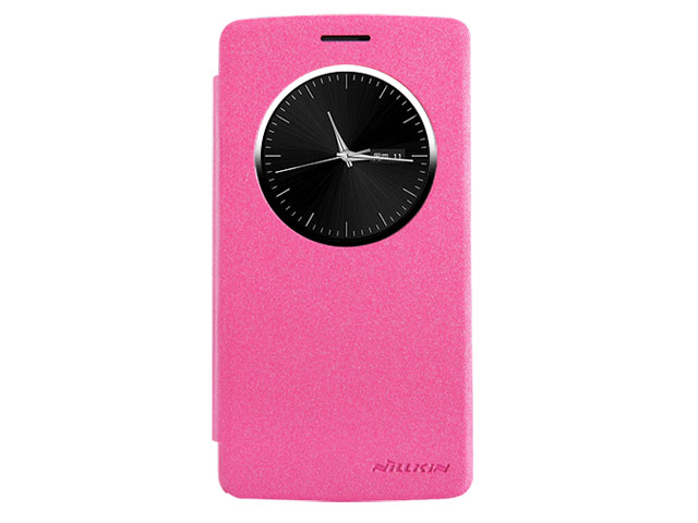 Чехол Nillkin Sparkle Leather Case для LG G3 Beat D724 (G3 mini) (розовый, кожаный)