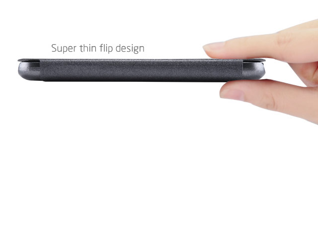 Чехол Nillkin Sparkle Leather Case для Samsung Galaxy S5 mini SM-G800 (голубой, кожаный)