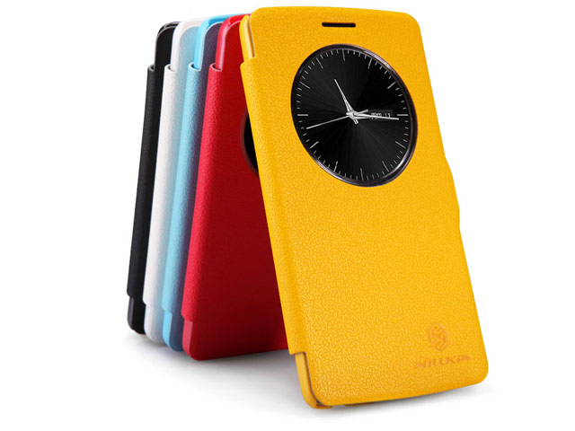 Чехол Nillkin Fresh Series Leather case для LG G3 Beat D724 (G3 mini) (желтый, кожаный)