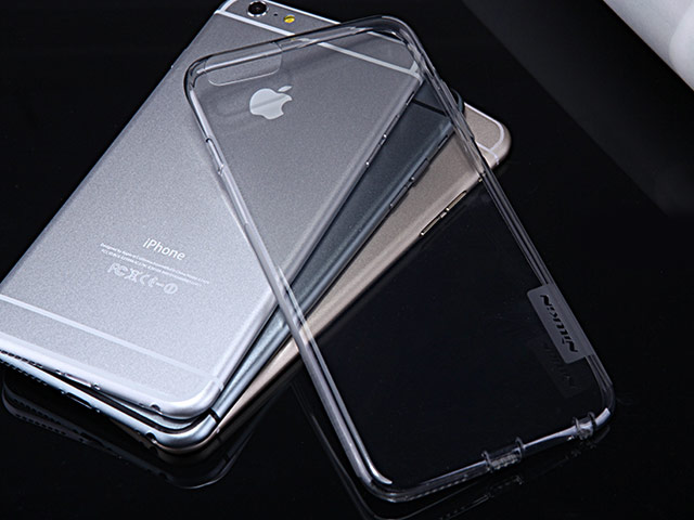 Чехол Nillkin Nature case для Apple iPhone 6 plus (серый, гелевый)