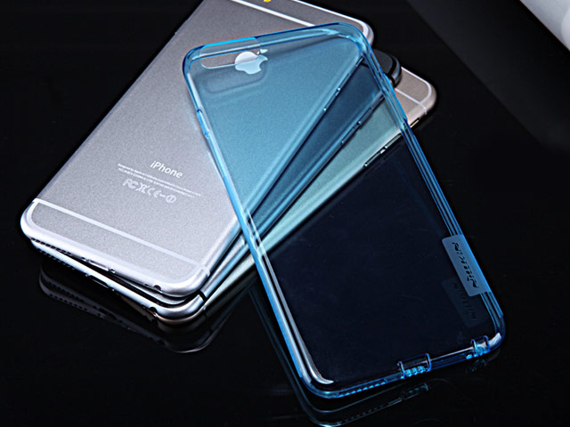 Чехол Nillkin Nature case для Apple iPhone 6 plus (голубой, гелевый)