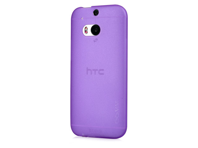 Чехол GGMM Pure Case для HTC new One (HTC M8) (фиолетовый, гелевый)