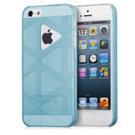 Чехол GGMM Play Case для Apple iPhone 5/5S (голубой, пластиковый)