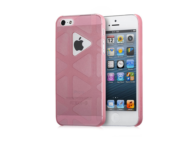 Чехол GGMM Play Case для Apple iPhone 5/5S (розовый, пластиковый)