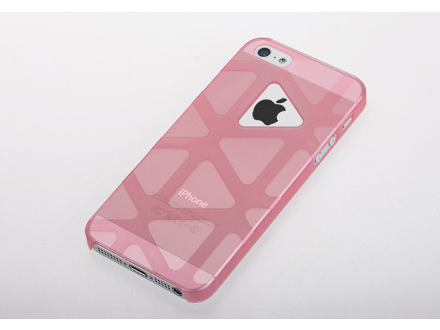 Чехол GGMM Play Case для Apple iPhone 5/5S (розовый, пластиковый)