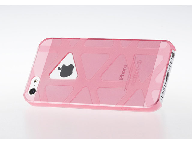 Чехол GGMM Play Case для Apple iPhone 5/5S (розовый, пластиковый)