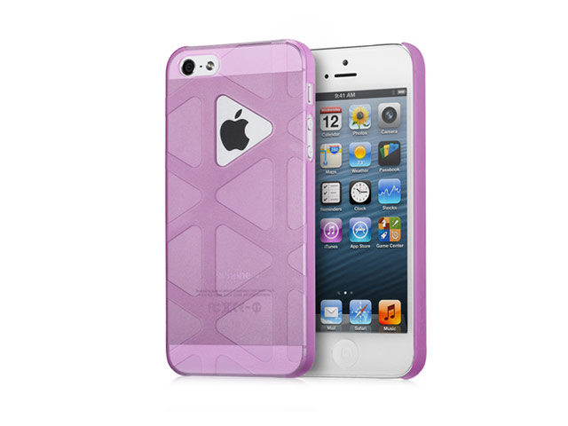 Чехол GGMM Play Case для Apple iPhone 5/5S (фиолетовый, пластиковый)