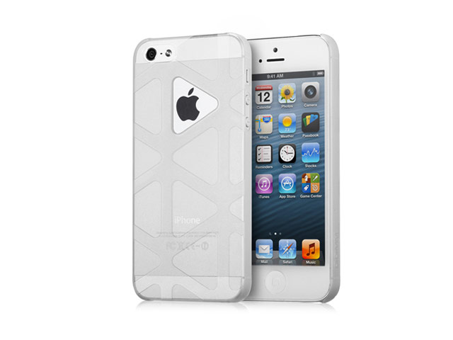 Чехол GGMM Play Case для Apple iPhone 5/5S (белый, пластиковый)