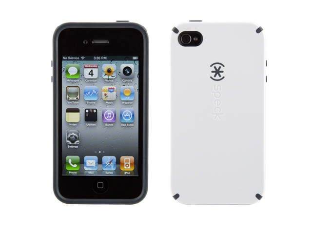 Чехол Speck CandyShell для Apple iPhone 4 (белый, пластиковый)