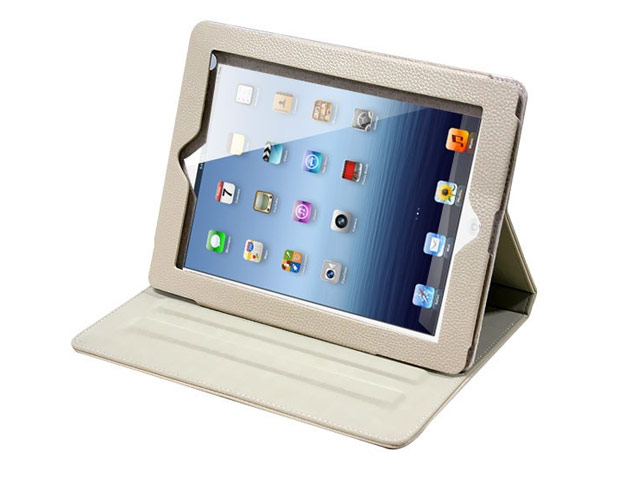 Чехол WhyNot Oskar Case для Apple iPad 2/new iPad (белый, кожаный) (NPG)