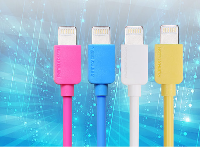 USB-кабель Remax Light Speed series cable (Lightning, 1 м, голубой)