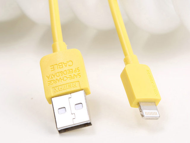USB-кабель Remax Light Speed series cable (Lightning, 1 м, голубой)