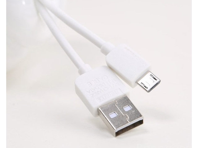 USB-кабель Remax Light Speed series cable (microUSB, 1 м, белый)