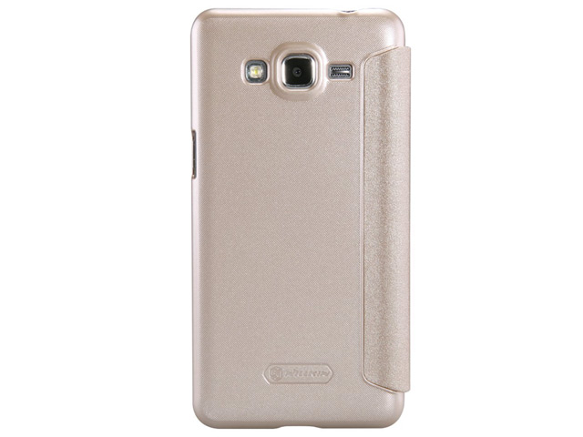 Чехол Nillkin Sparkle Leather Case для Samsung Galaxy Grand Prime G5308W (золотистый, кожаный)