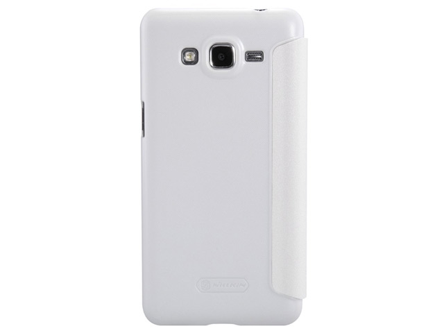 Чехол Nillkin Sparkle Leather Case для Samsung Galaxy Grand Prime G5308W (белый, кожаный)