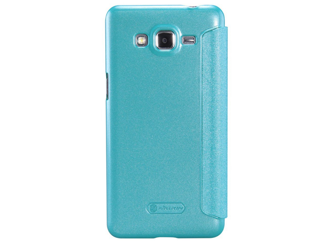 Чехол Nillkin Sparkle Leather Case для Samsung Galaxy Grand Prime G5308W (голубой, кожаный)