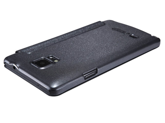 Чехол Nillkin Sparkle Leather Case для Samsung Galaxy Note 4 N910 (черный, кожаный)