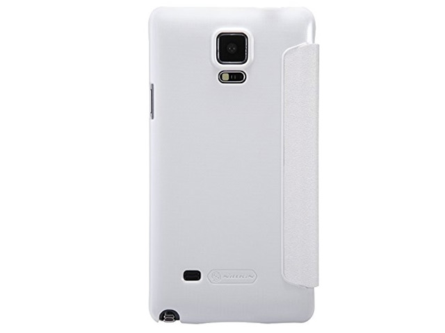 Чехол Nillkin Sparkle Leather Case для Samsung Galaxy Note 4 N910 (белый, кожаный)