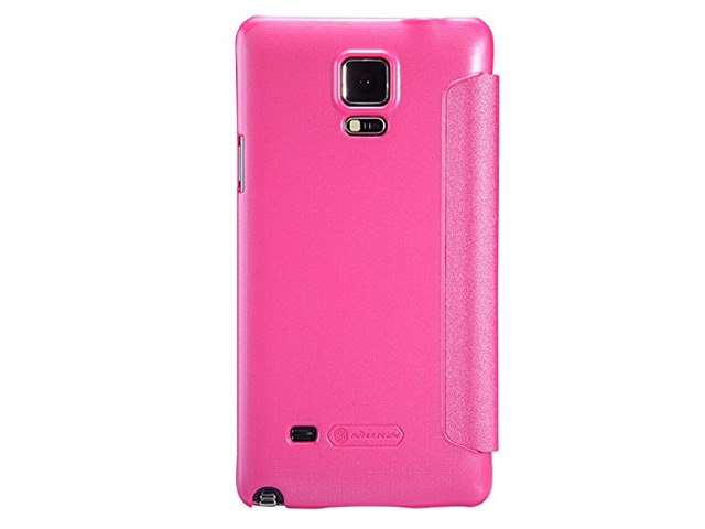 Чехол Nillkin Sparkle Leather Case для Samsung Galaxy Note 4 N910 (розовый, кожаный)