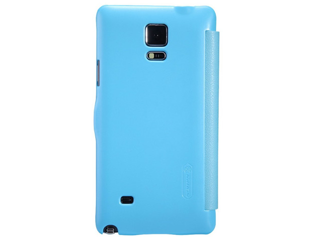 Чехол Nillkin Fresh Series Leather case для Samsung Galaxy Note 4 N910 (голубой, кожаный)