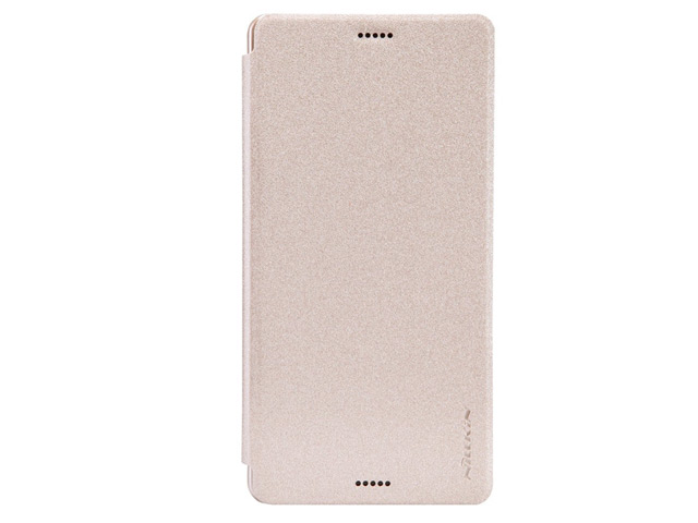 Чехол Nillkin Sparkle Leather Case для Sony Xperia Z3 L55t (золотистый, кожаный)