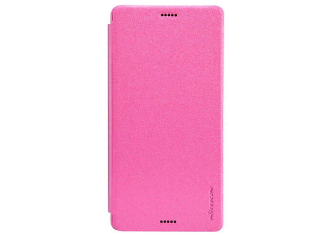 Чехол Nillkin Sparkle Leather Case для Sony Xperia Z3 L55t (розовый, кожаный)