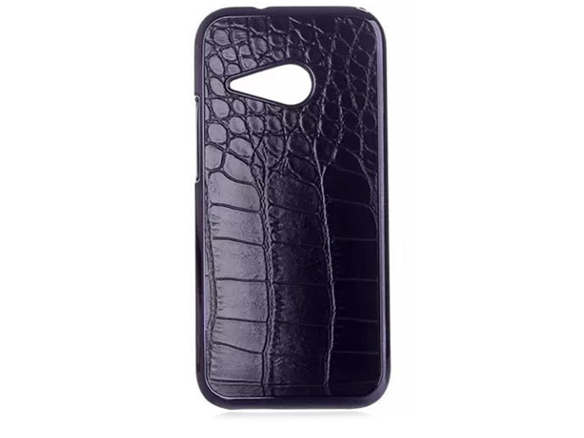 Чехол Yotrix CrocodileCase для HTC One mini 2 (HTC M8 mini) (черный, кожаный)