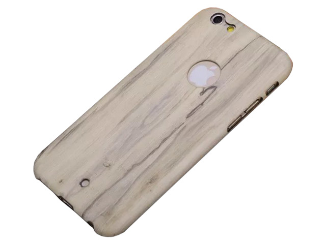 Чехол Yotrix WoodCase для Apple iPhone 6 (белый, деревянный)