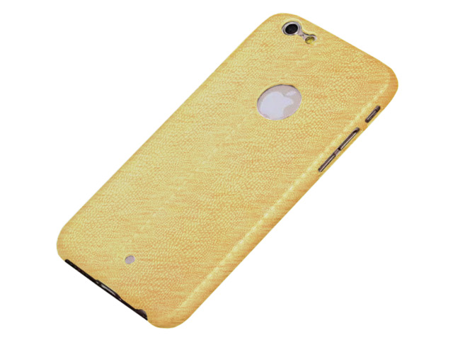 Чехол Yotrix ThinLeather Snake case для Apple iPhone 6 (золотистый, кожаный)