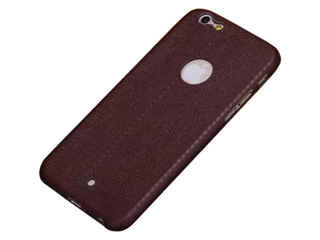 Чехол Yotrix ThinLeather Snake case для Apple iPhone 6 (коричневый, кожаный)