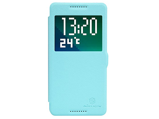 Чехол Nillkin Fresh Series Leather case для HTC Desire 820 (голубой, кожаный)