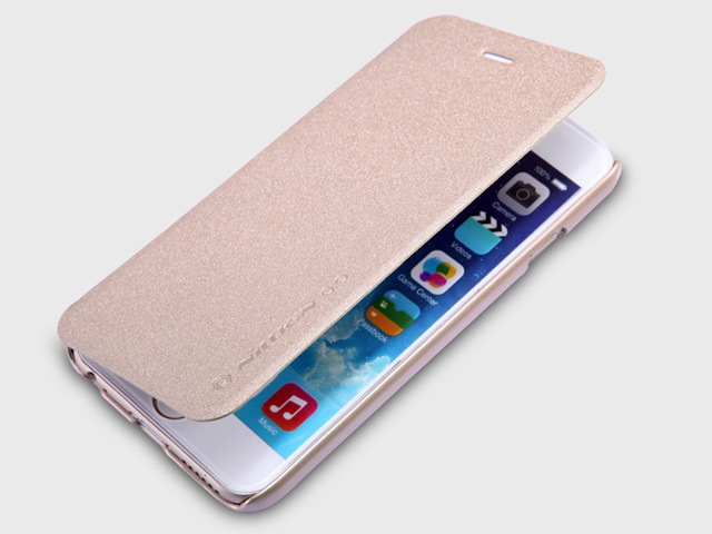 Чехол Nillkin Sparkle Leather Case для Apple iPhone 6 plus (черный, кожаный)