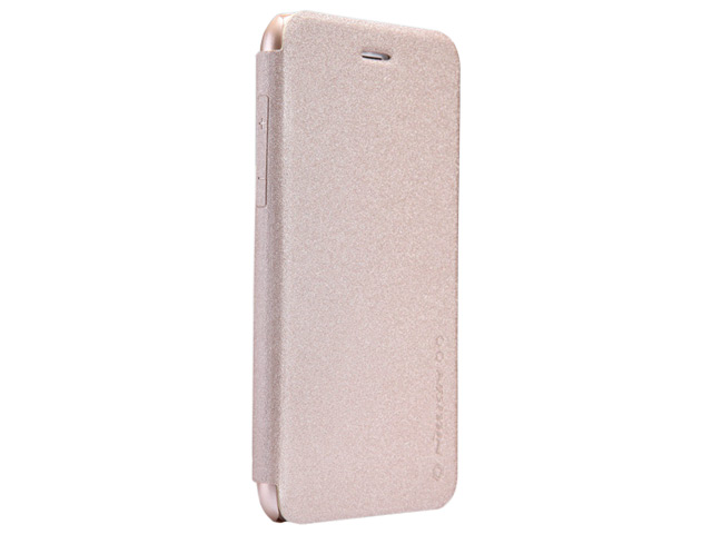 Чехол Nillkin Sparkle Leather Case для Apple iPhone 6 plus (золотистый, кожаный)