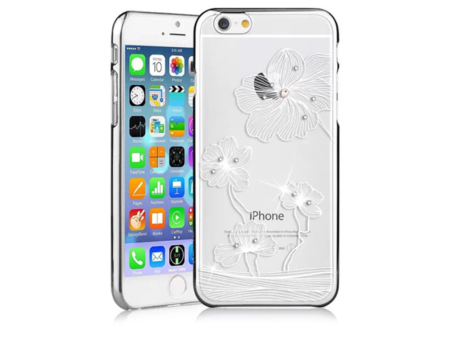 Чехол Comma Crystal Flora для Apple iPhone 6 (серебристый, пластиковый)