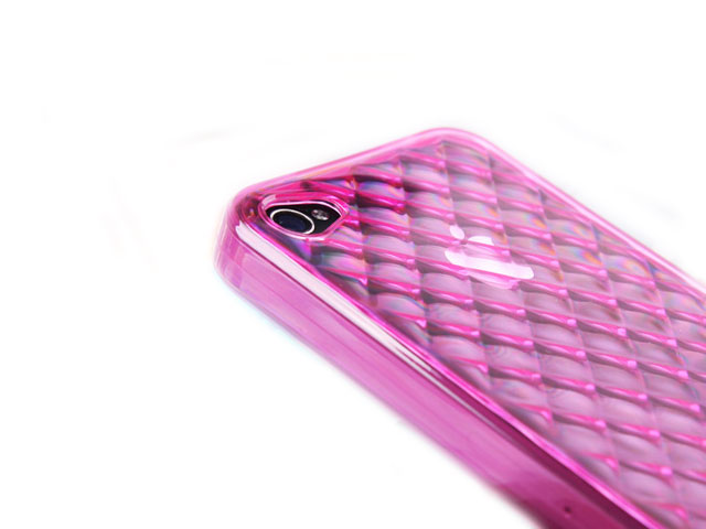 Чехол Momax i-Crystal Case 2 для Apple iPhone 4 (розовый)