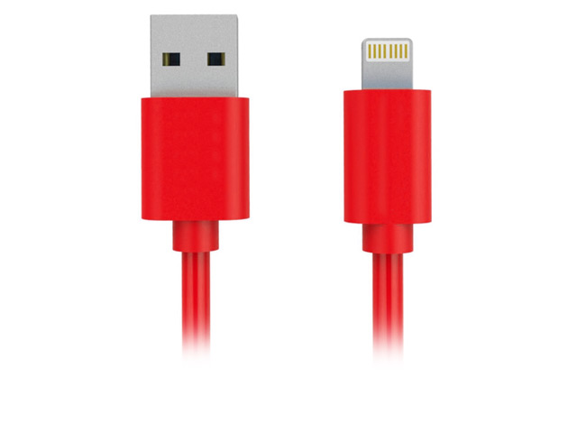USB-кабель Yotrix ProSync универсальный (Lightning, 1.5 метра, красный)