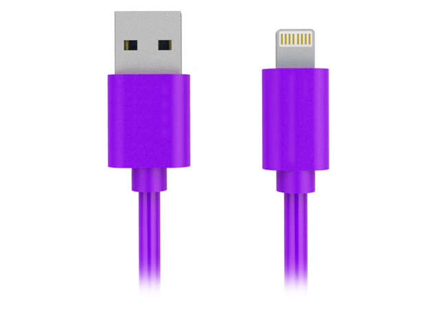 USB-кабель Yotrix ProSync универсальный (Lightning, 1.5 метра, фиолетовый)