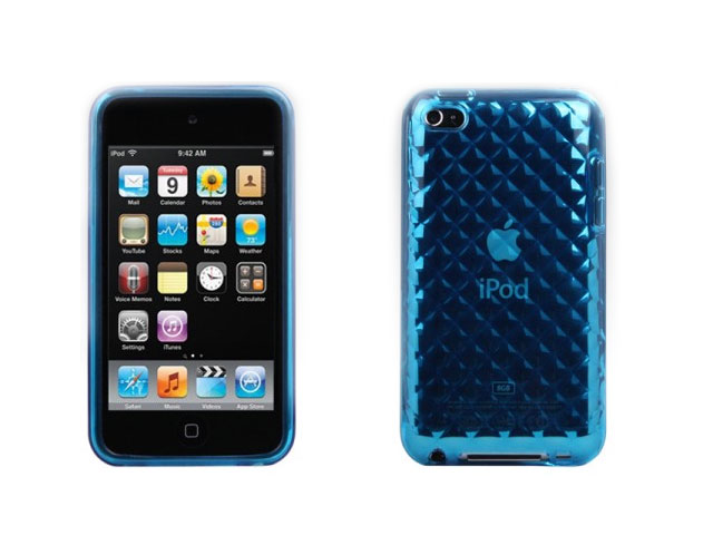 Чехол Momax i-Crystal Case 2 для Apple iPod touch (4th gen) (голубой)