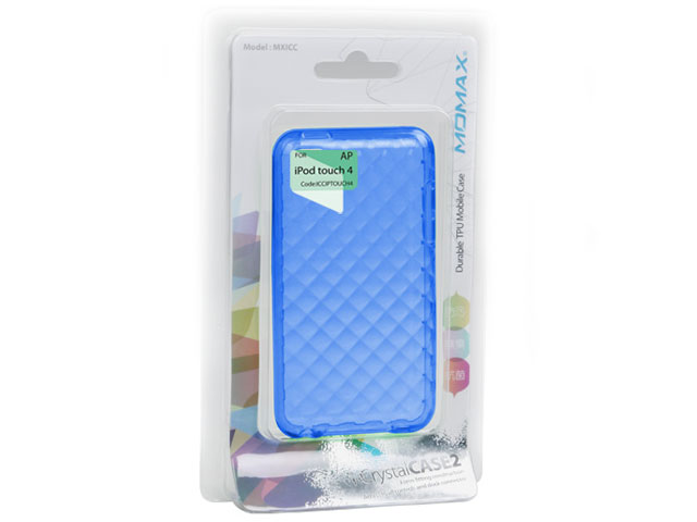 Чехол Momax i-Crystal Case 2 для Apple iPod touch (4th gen) (голубой)